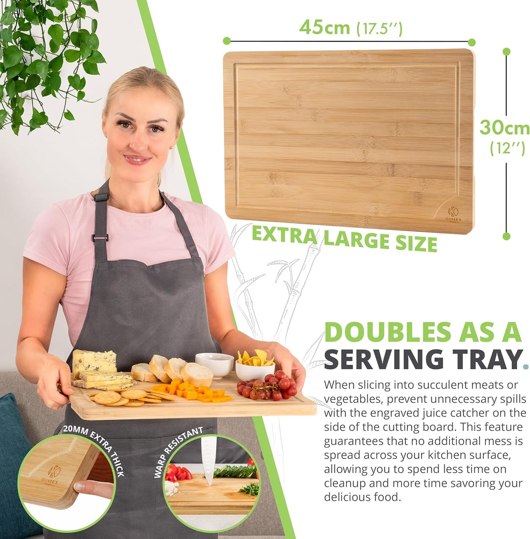  Large Bamboo Chopping Board by Oliver's Kitchen  sold by Oliver's Kitchen 
