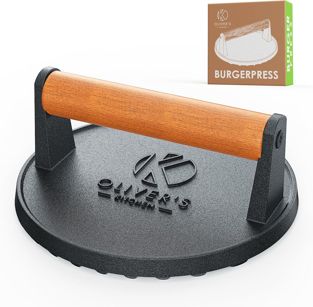 Cast Iron Burger Press Smasher